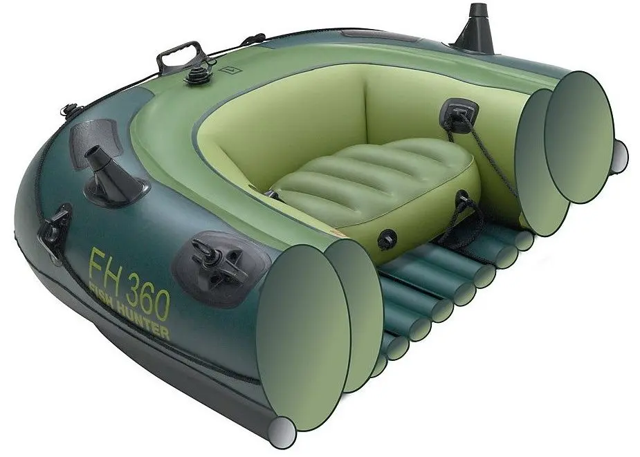 Надувная лодка Sevylor Fish Hunter FH 360 (Green/Blue) - 4