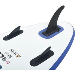 Placa de surf VidaXL 92202 (White/Blue) Thumb