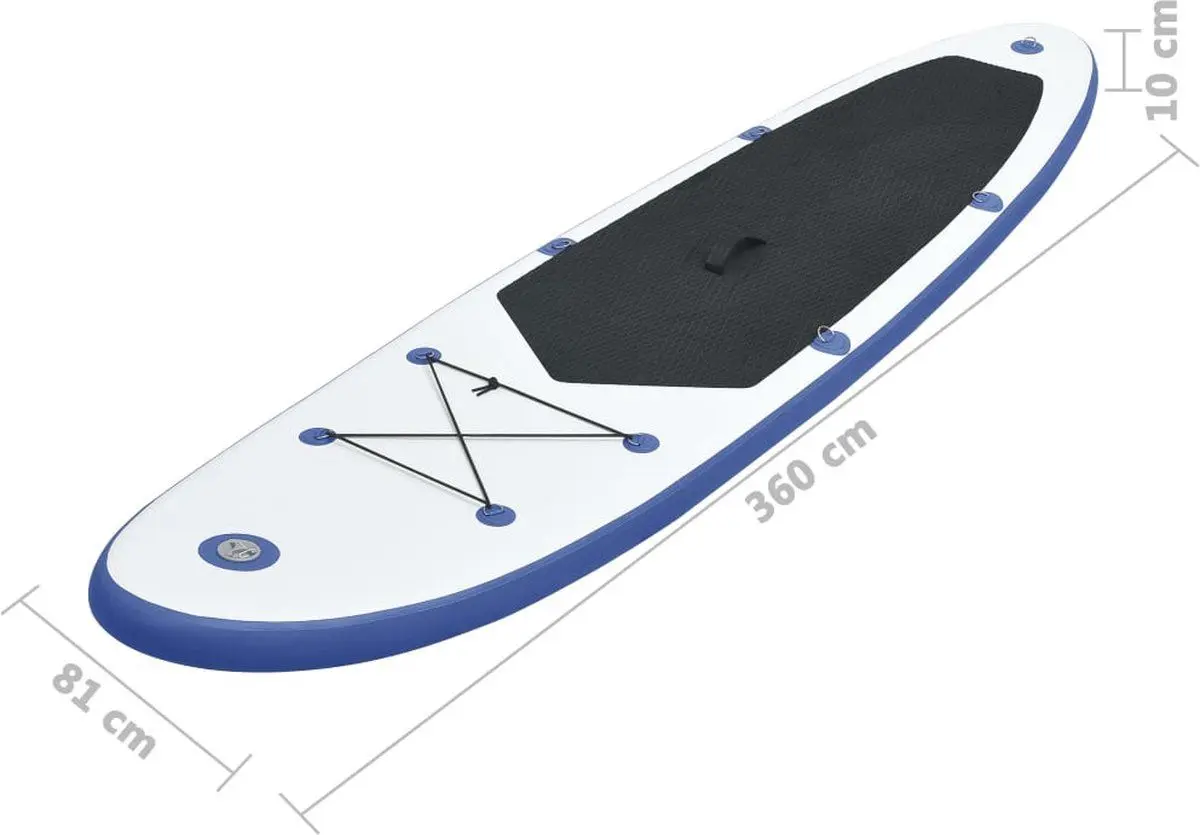 Placa de surf VidaXL 92202 (White/Blue)