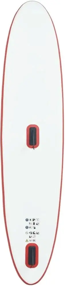 Placa de surf VidaXL 92209 (White/Red)