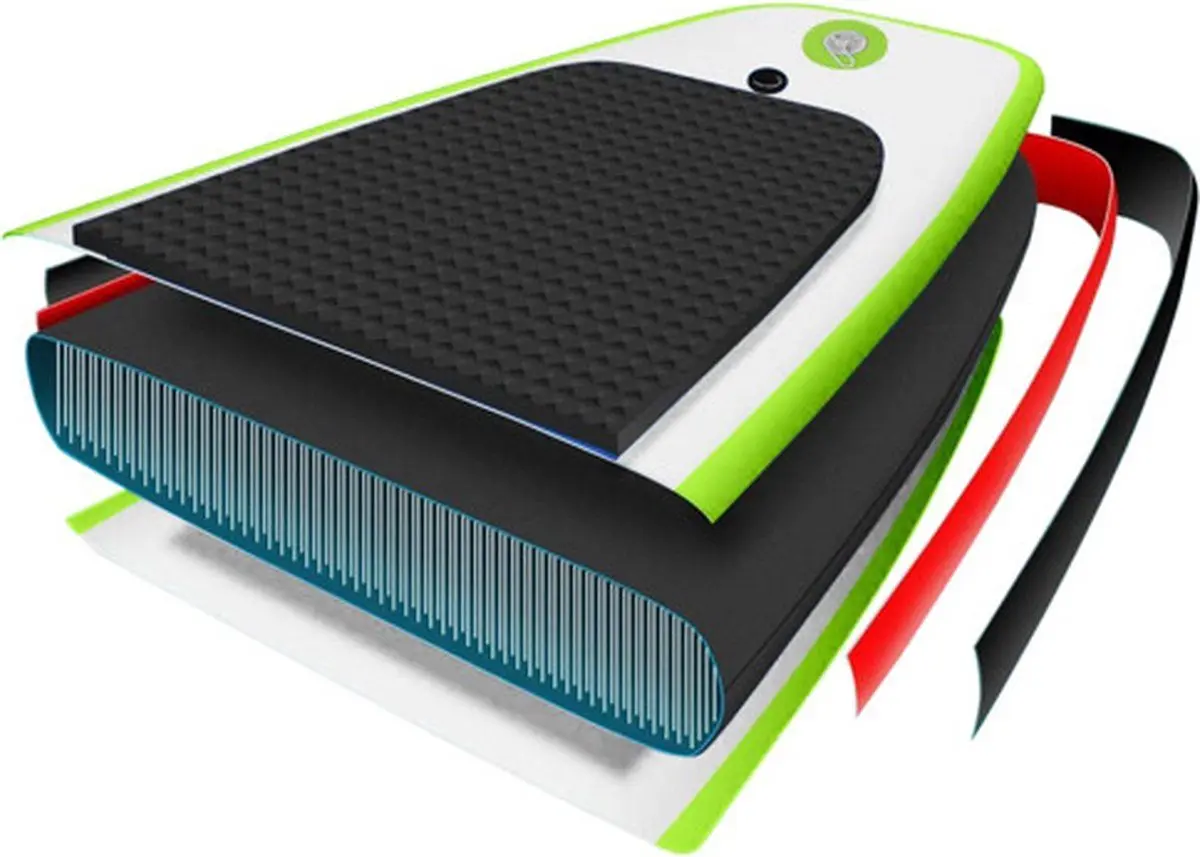 Доска для серфинга VidaXL 92732 (White/Green)