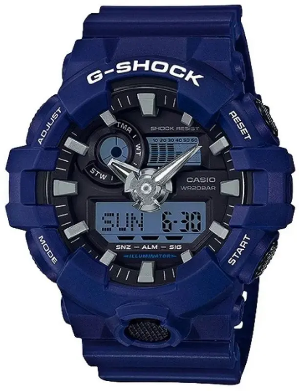 Ceas de mana Casio GA-700-2A Blue