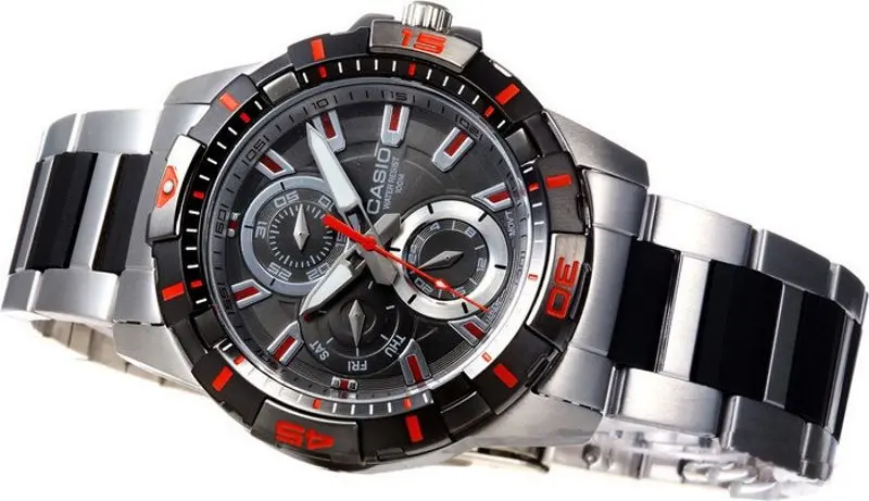 Наручные часы Casio MTD-1071D-1A2 Black Silver