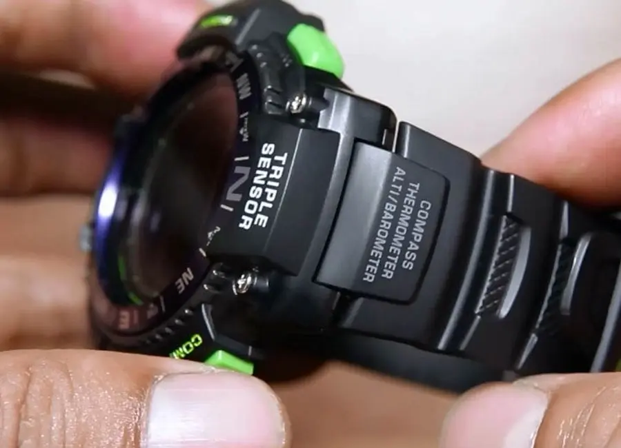 Наручные часы Casio SGW-1000-2B Black Green