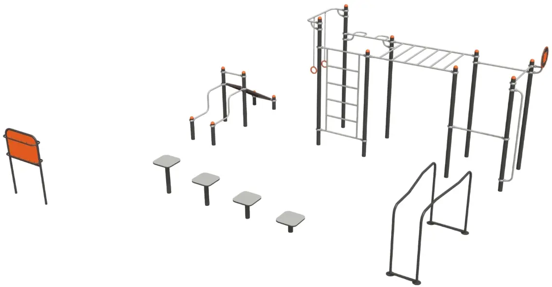 Complex sportiv Copfer Street Workout PTP 523-08-X