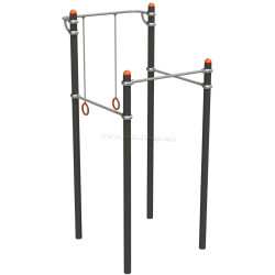 Bare orizontale cu inele Copfer PTP 523-X.BA (Black)