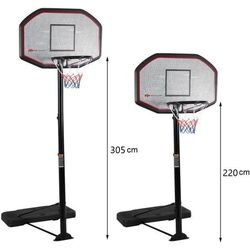 Stand de baschet Costway SP34885 (Black/Red/Gray) Thumb