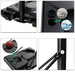 Stand de baschet Costway SP36171 (Black) Thumb