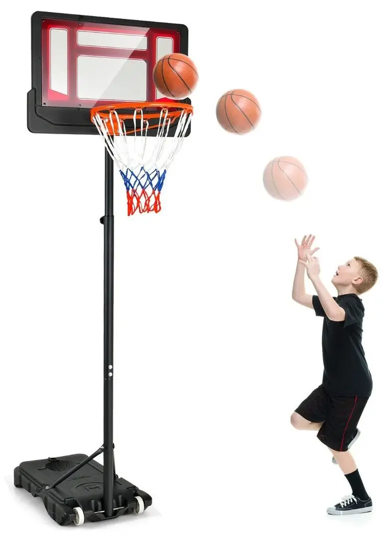 Stand de baschet Costway SP38001RE (Black/Red)