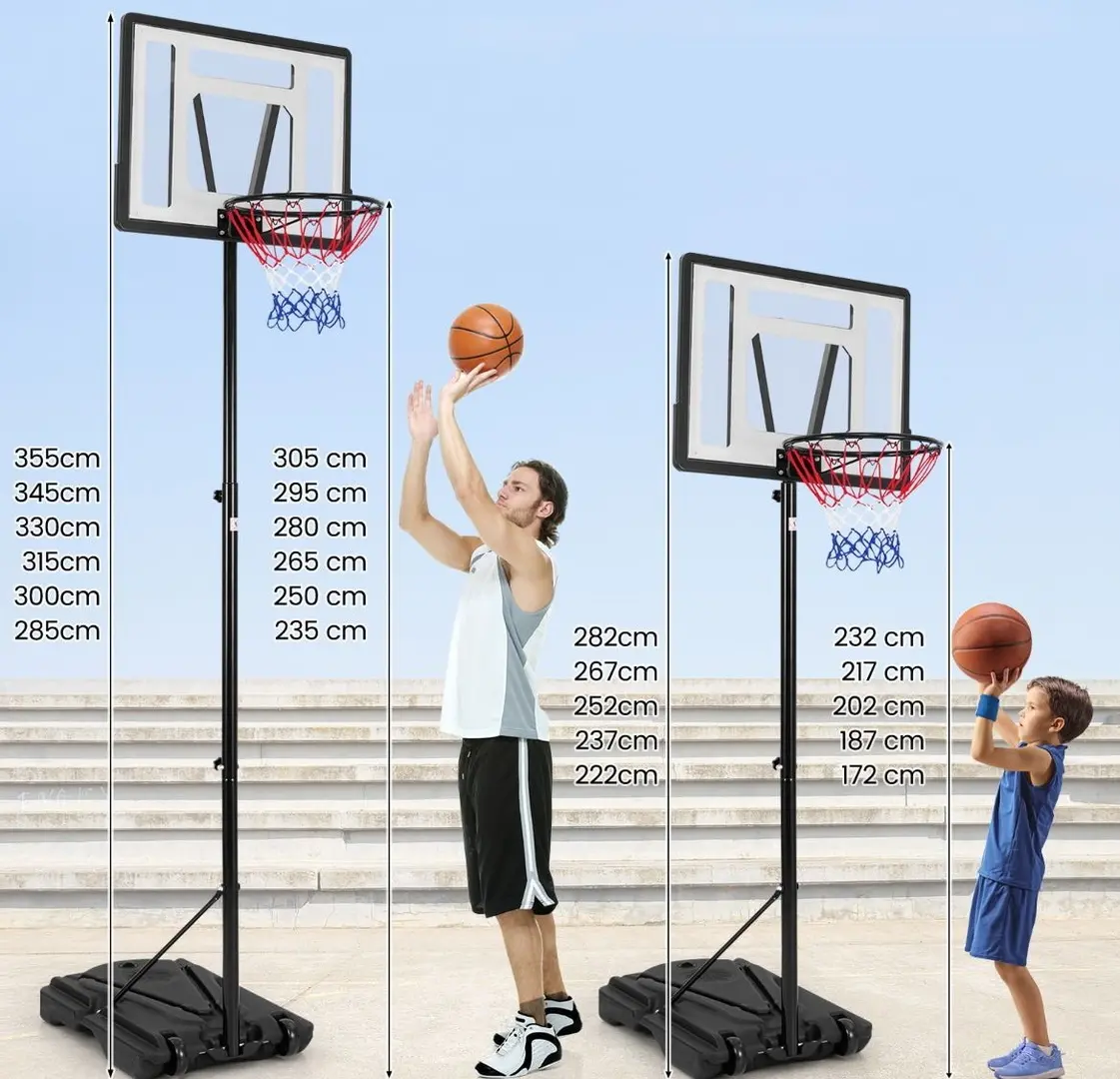 Stand de baschet Costway SP38101 (Black)