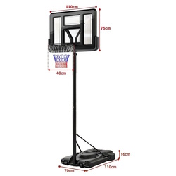 Stand de baschet Costway SP38140 (Black) Thumb