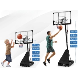 Баскетбольная стойка Costway SP38226 (Black) Thumb