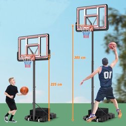 Stand de baschet Costway SP38261 (Black) Thumb