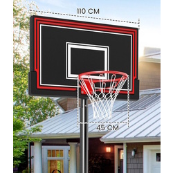 Stand de baschet Costway SP38330 (Black) Thumb