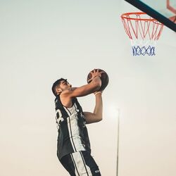 Баскетбольное кольцо Costway SP35843 (Orange-Red/White/Blue) Thumb