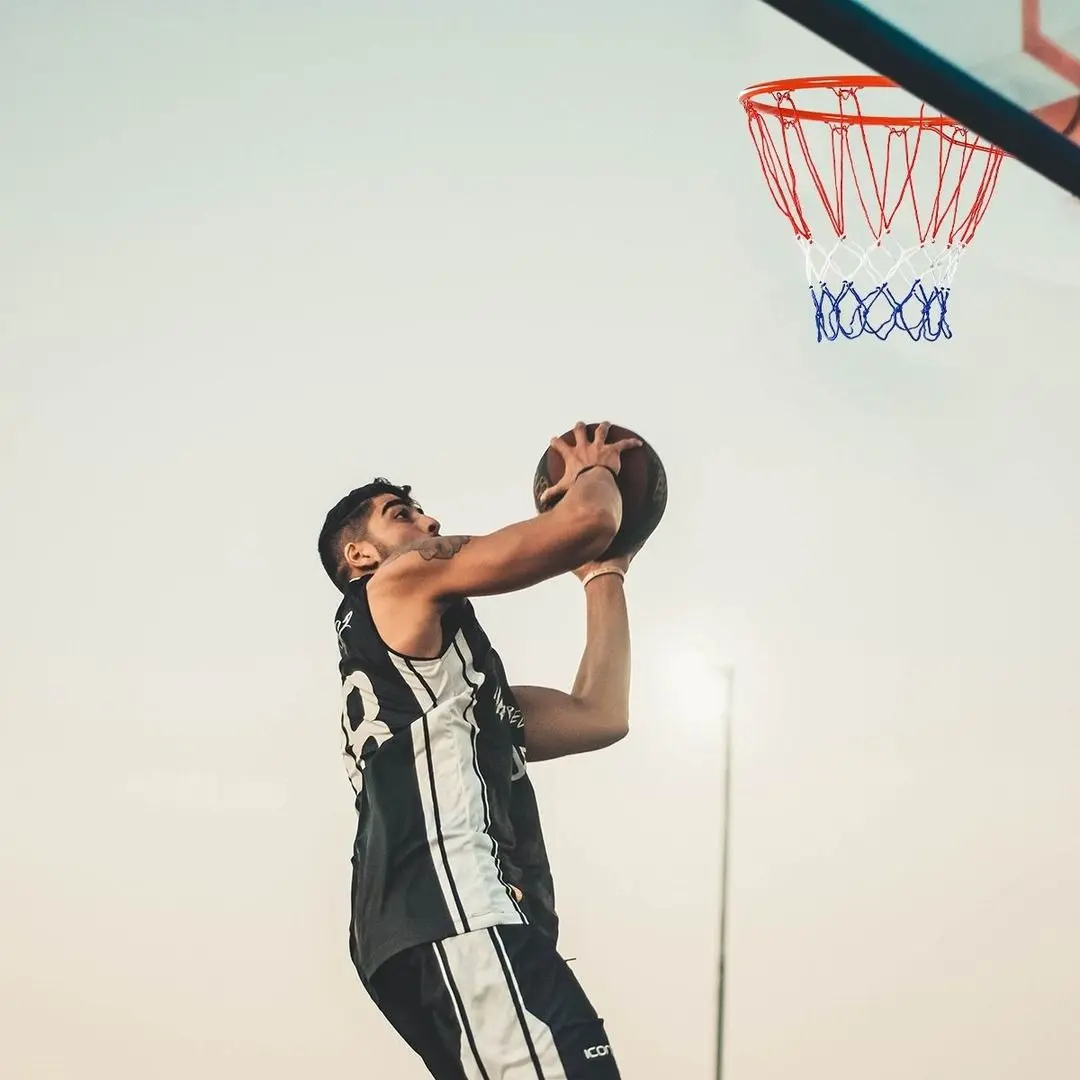 Баскетбольное кольцо Costway SP35843 (Orange-Red/White/Blue)