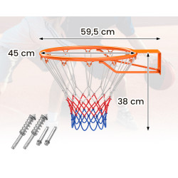 Баскетбольное кольцо Costway SP38258OR (Orange) Thumb
