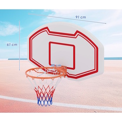 Баскетбольное кольцо Costway SP38259 (Red) Thumb