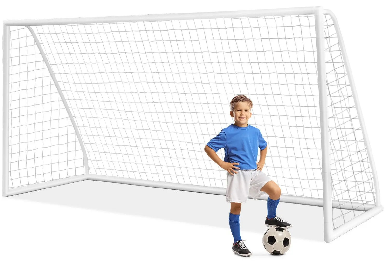 Poarta pentru fotbal Costway SP38114 (White)