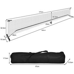 Plasa de pickball Costway SP37474 Thumb