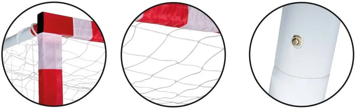 Poarta pentru fotbal Dunlop 2006666 (White/Red) - 3