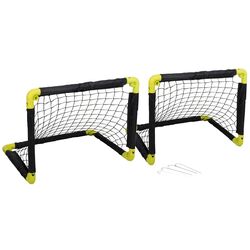 Set porti pentru fotbal Dunlop 133584 (Black/Yellow)