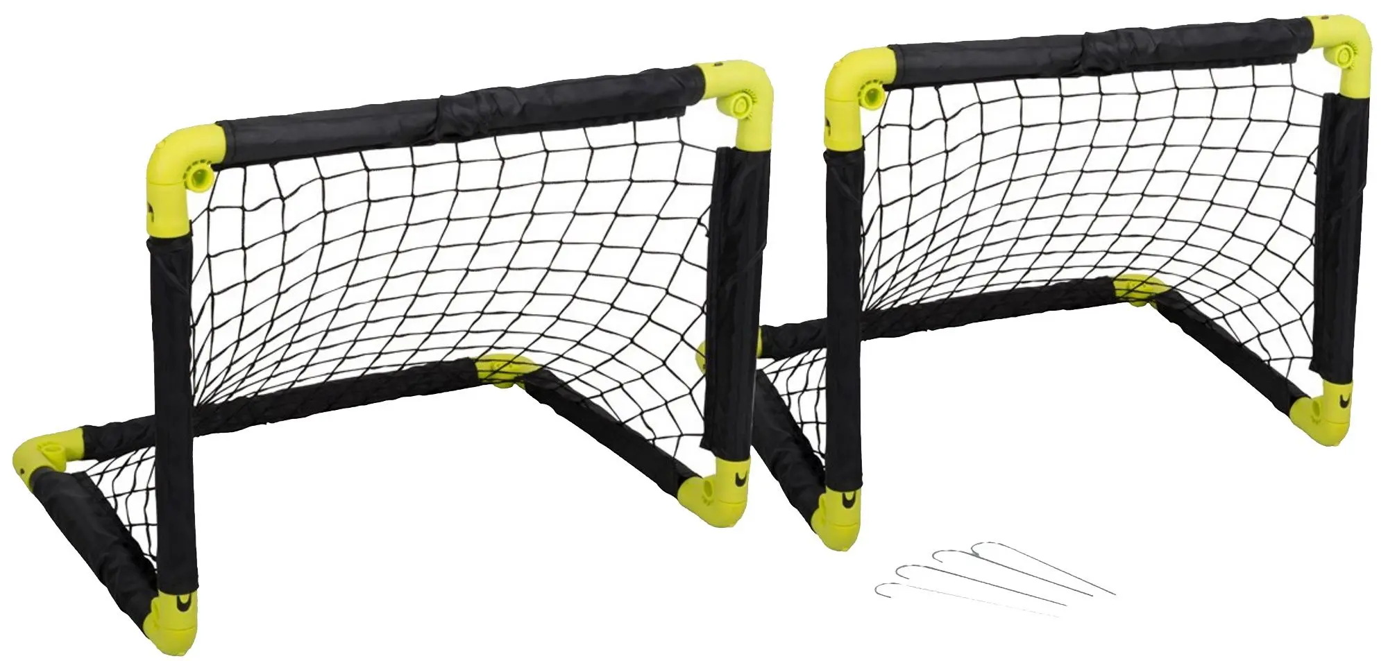 Set porti pentru fotbal Dunlop 133584 (Black/Yellow)
