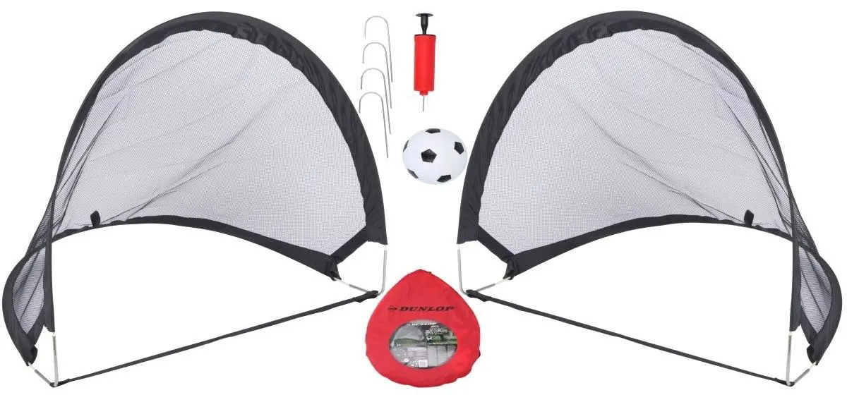 Набор футбольных ворот Dunlop Pop Up 100982 (Black)