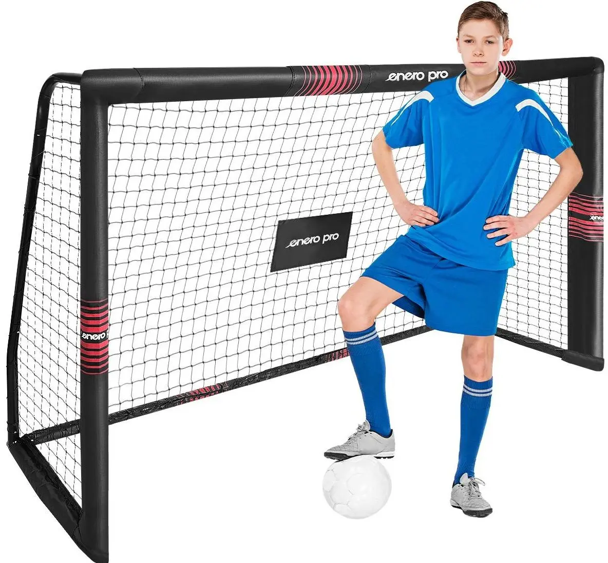 Poarta pentru fotbal Enero Pro 1053615 (Red/Black) - 14