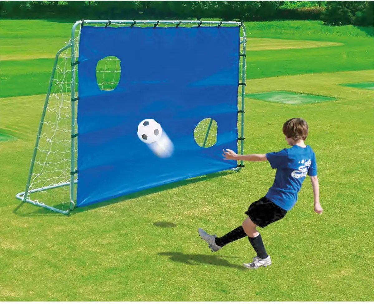 Poarta pentru fotbal cu tinta Enero 1003146 (White/Blue) - 3