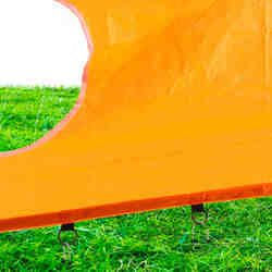 Poarta pentru fotbal GardenLine TIS3401 (White/Orange) Thumb