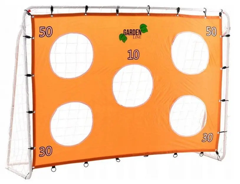 Poarta pentru fotbal GardenLine TIS3401 (White/Orange)