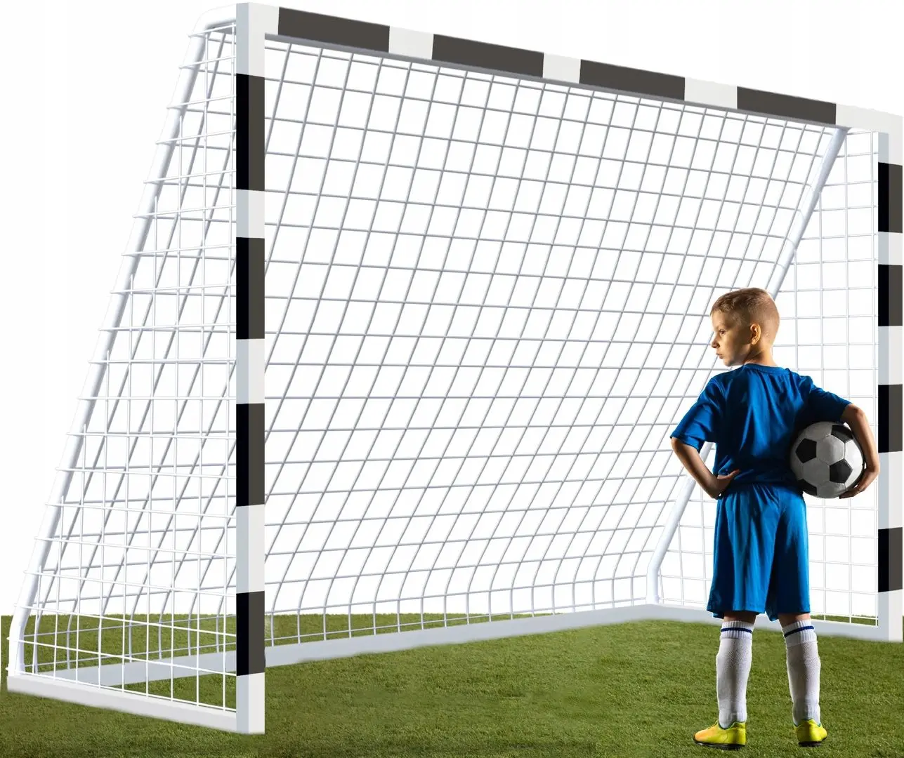 Poarta pentru fotbal GardenLine TIS7543 (White/Black)