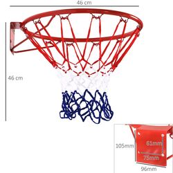 Баскетбольное кольцо Homcom A61-016 (Red) Thumb