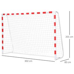 Футбольные ворота Homcom A62-029 (White) Thumb