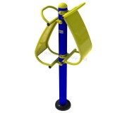 Aparat de antrenament pentru muschii abdominali InterAtletika SL 107 (Blue/Yellow)