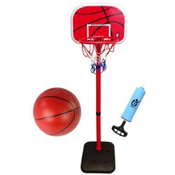 Set stand de baschet + minge Lean Toys 13482 (Red/Black)