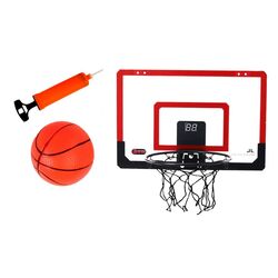 Set inel de baschet + minge Lean Toys 17886 (Red/Black)