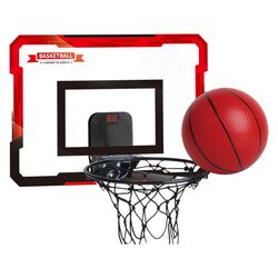 Set inel de baschet + minge Lean Toys 19728 (Black/Red) Thumb