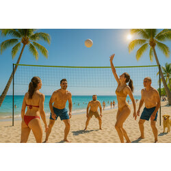 Plasa de volei pe plaja Multi Garden VS-5.7X2.3 Thumb