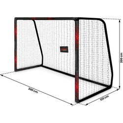 Poarta pentru fotbal Neo Sport NS-473 (Black/Red) Thumb