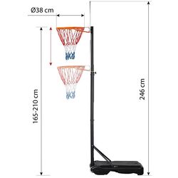 Stand de baschet Nils ZDK018 (Black) Thumb