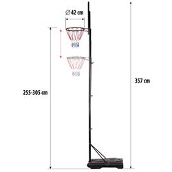 Stand de baschet Nils ZDK8305 (Black) Thumb