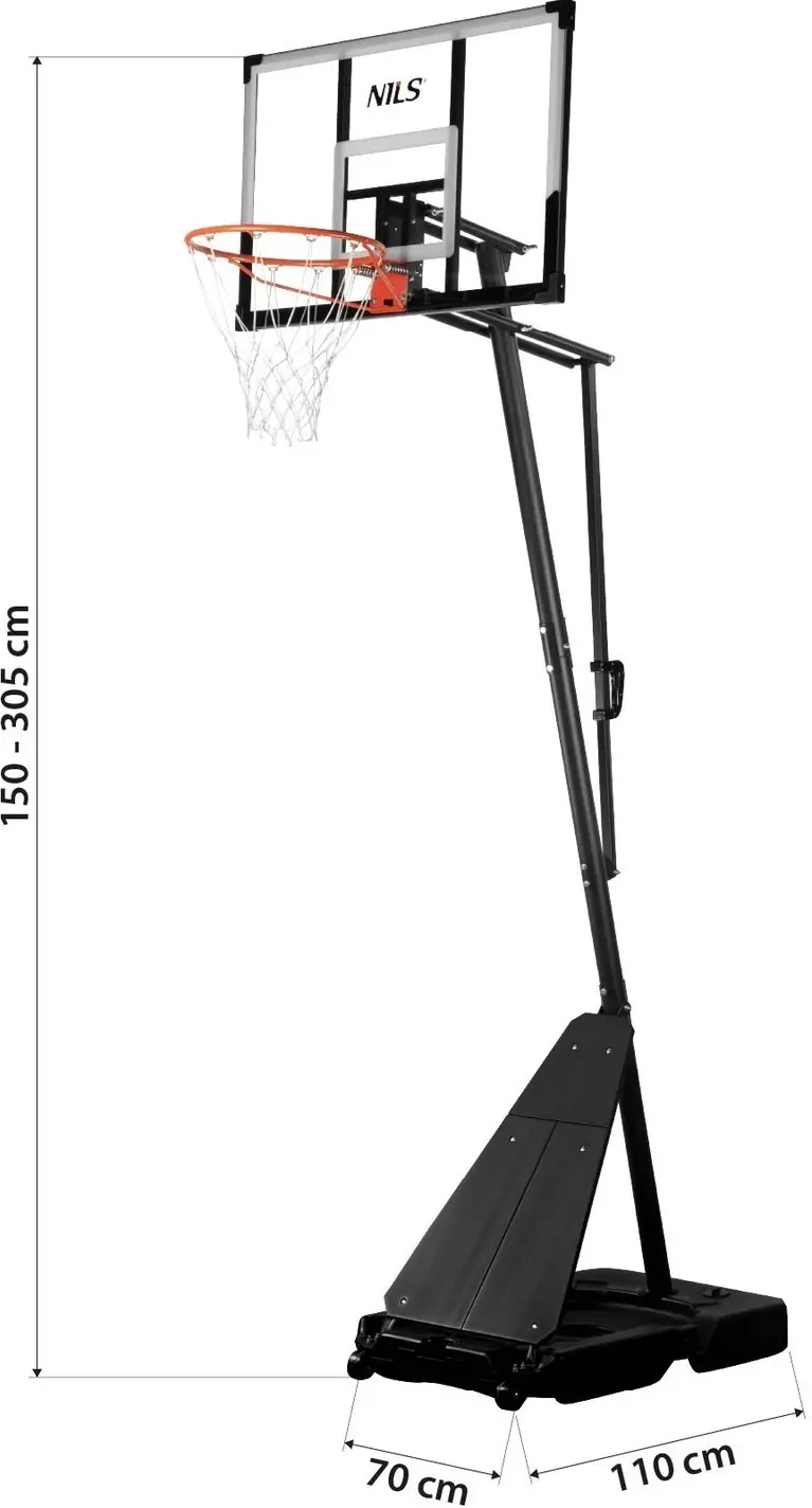 Баскетбольное кольцо Nils ZDK255 (Black) - 11