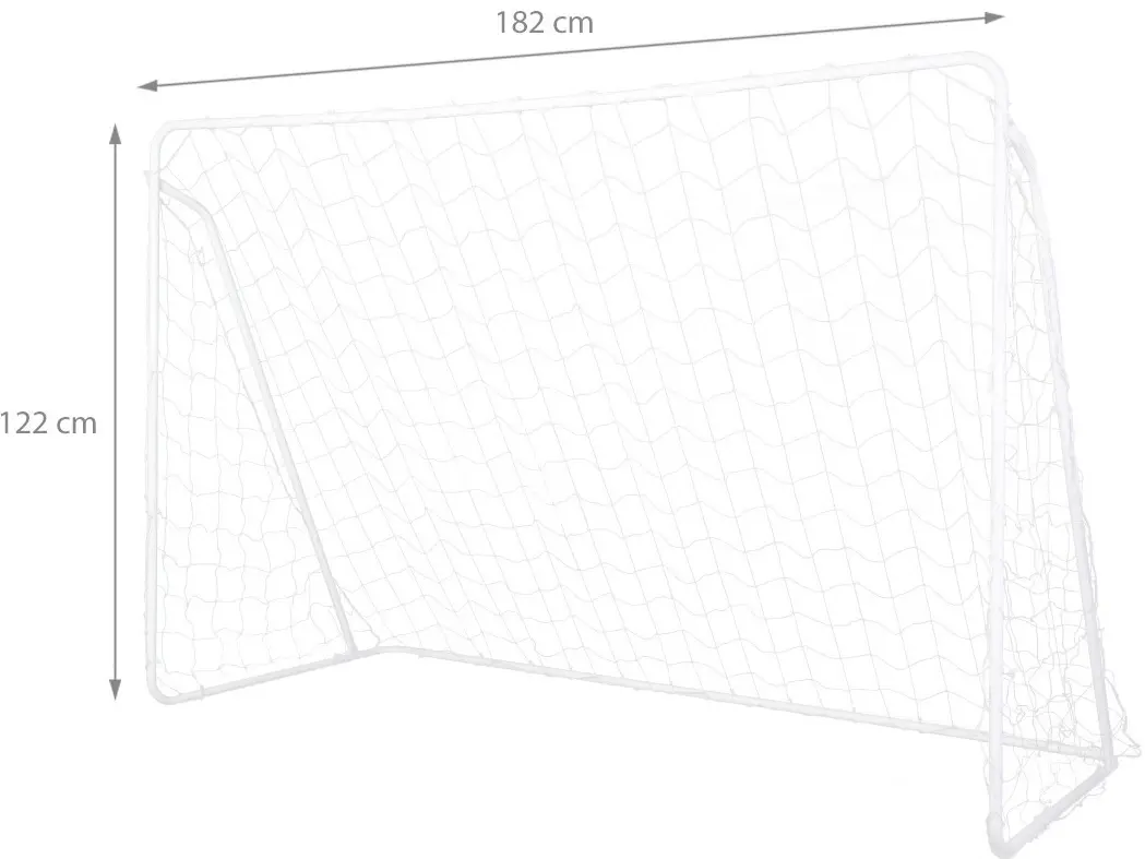 Сетка для футбольных ворот Nils NT8182 182x122x60cm (White) - 3