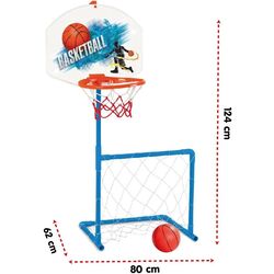 Баскетбольная стойка + футбольные ворота Pilsan Magic 03 392 Thumb