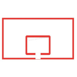 Panou de baschet PlayPark BS-02 (Red/White)