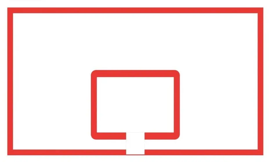 Panou de baschet PlayPark BS-02 (Red/White)