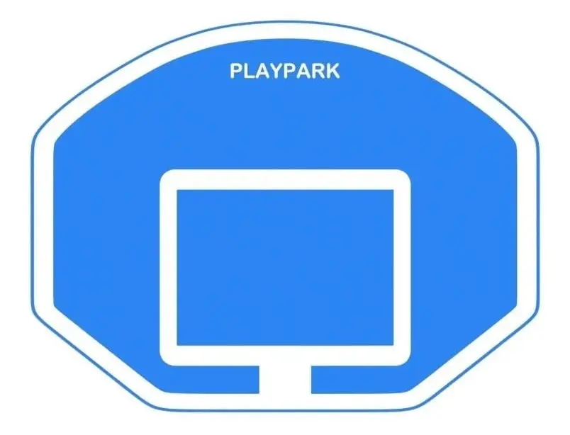 Panou de baschet PlayPark HD-01 (Blue/White)