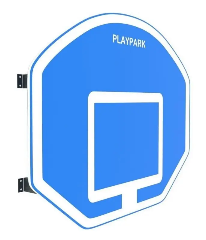 Panou de baschet PlayPark HD-11 (Blue/White)